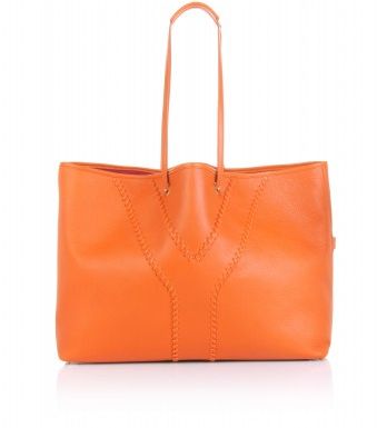 большая оранжевая сумка