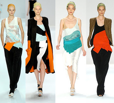 мода 2012, асимметрия, тенденции моды весна 2012