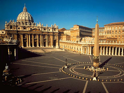 Ватикан, Ватикан Рим, площадь Ватикан
