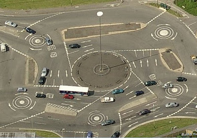 Magic Roundabout, Суиндом, Англия,необычные улицы