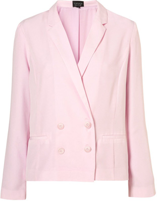 Светло-розовый пиджак TOPSHOP