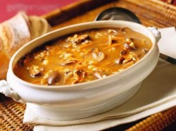 Горохово-грибной суп фото