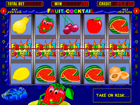 Игровые автоматы Fruit Coctail максималь