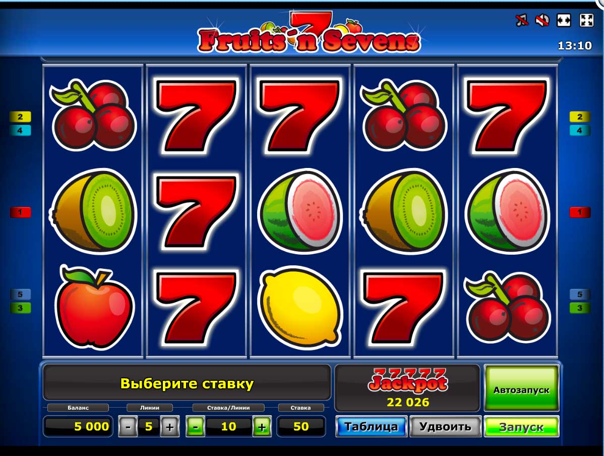 fruits игровой автомат