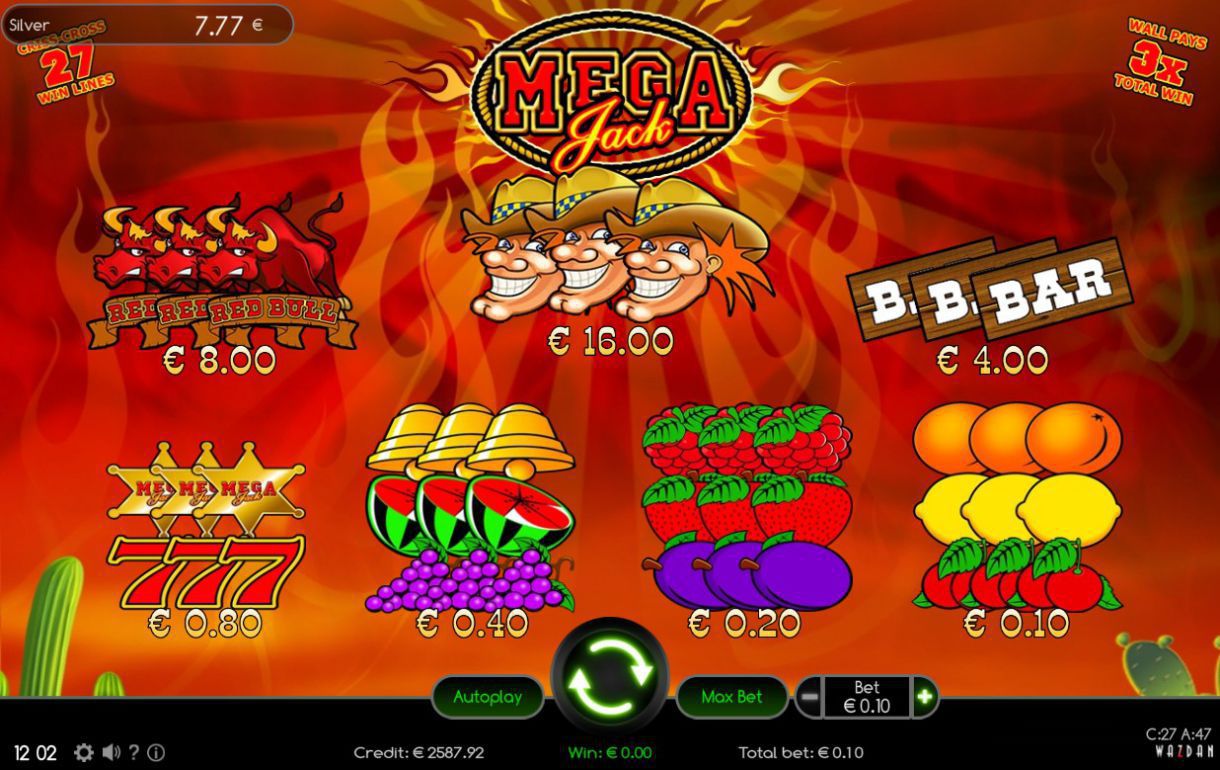 Megajack – классические игровые слоты