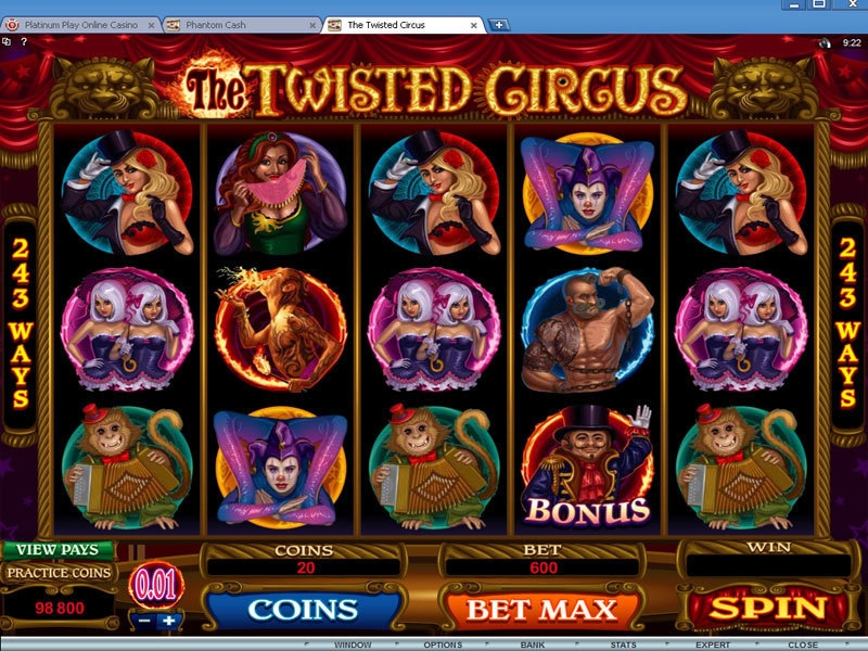 Обзор игрового слота Twisted Circus