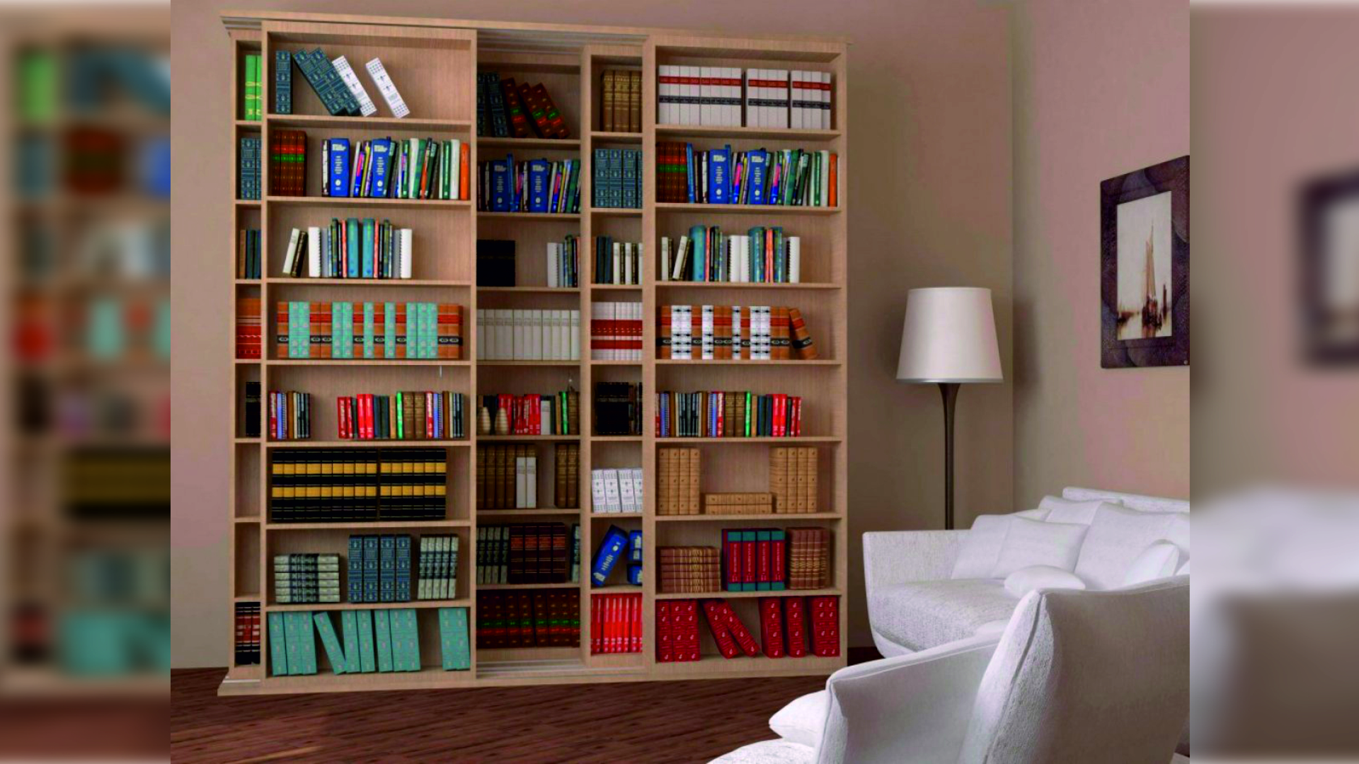 Выбираем книжный шкаф в спальню