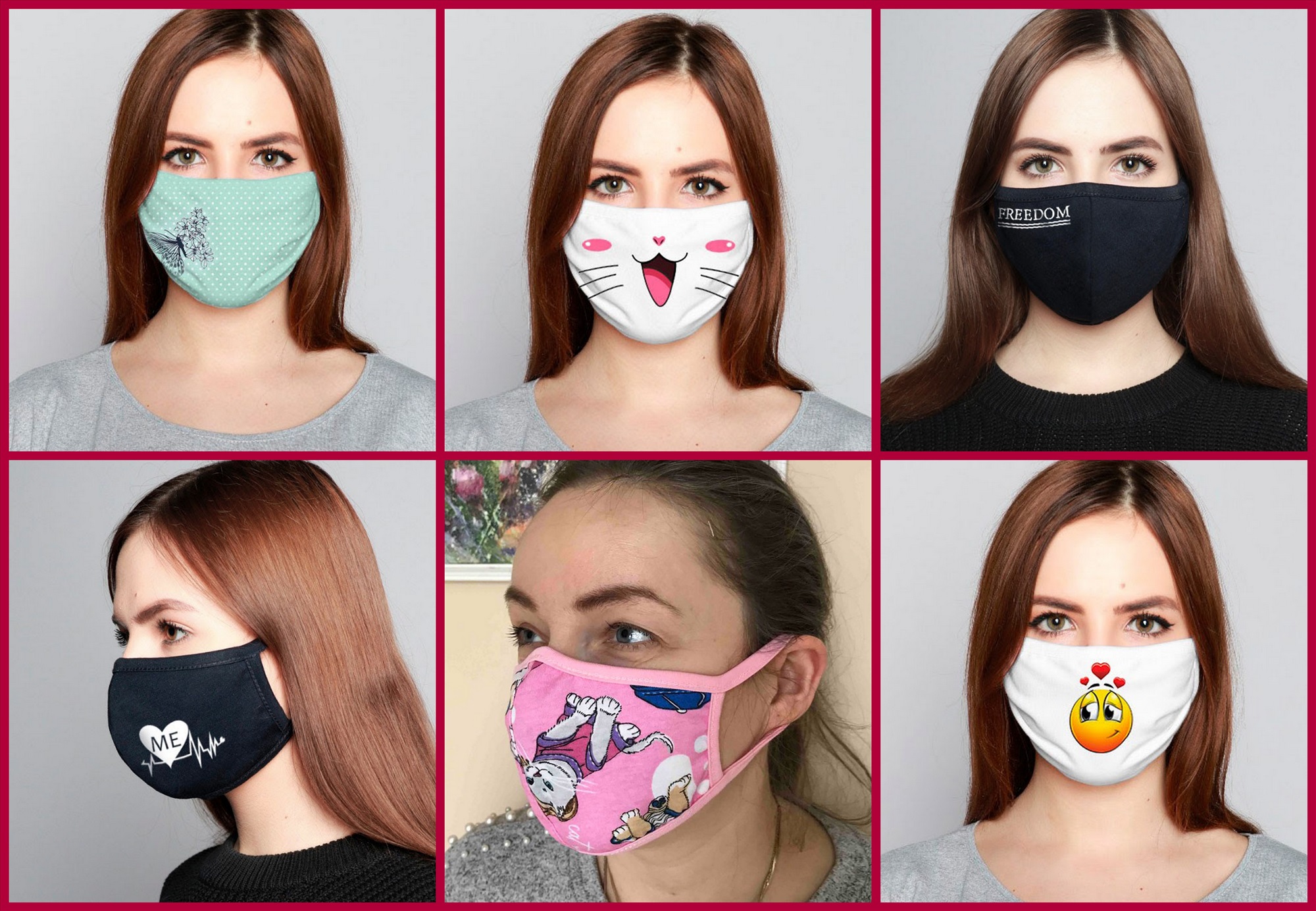 С каким рисунком выбрать одноразовую маску для лица?