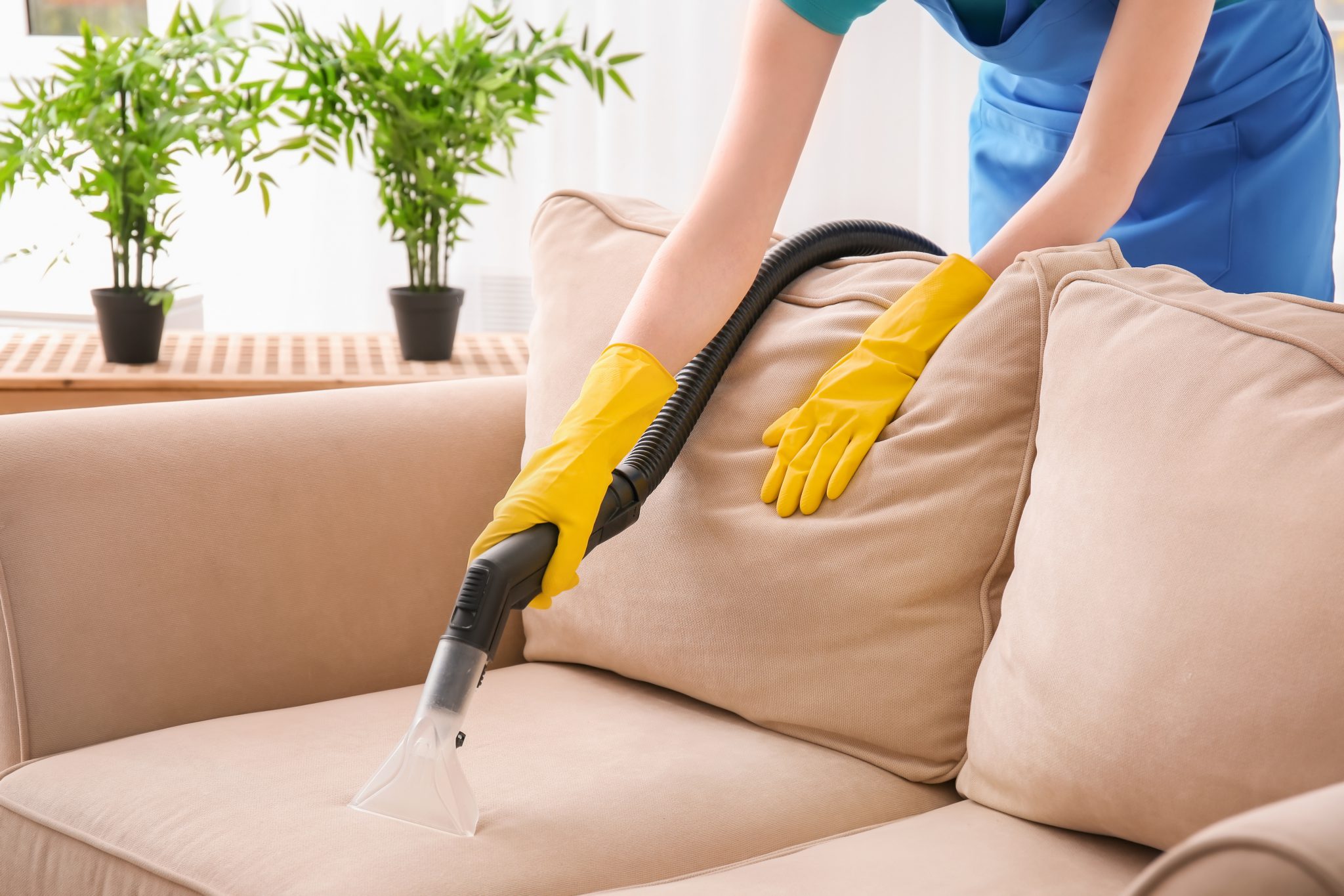 Как чистят диваны на дому?