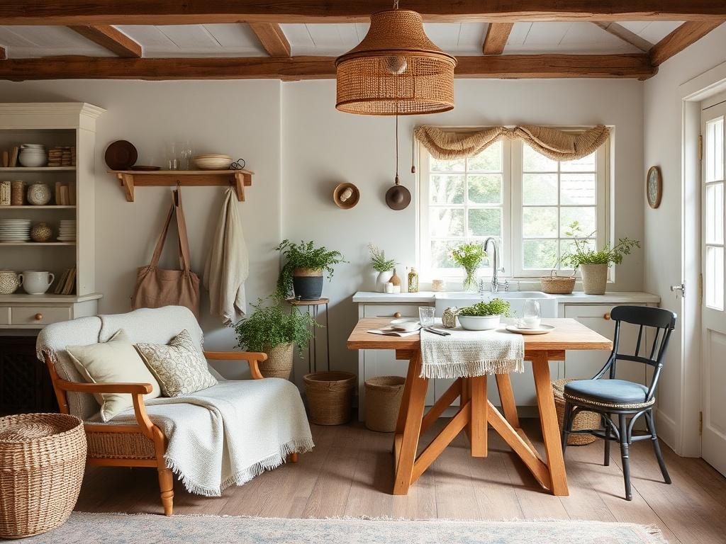     Cottagecore: Die romantische Landhaus-Mode. Cottagecore im Alltag: Wohnen, Arbeiten und Rituale