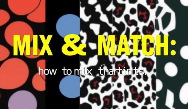 Mix & Match : Comment Associer les Imprimés