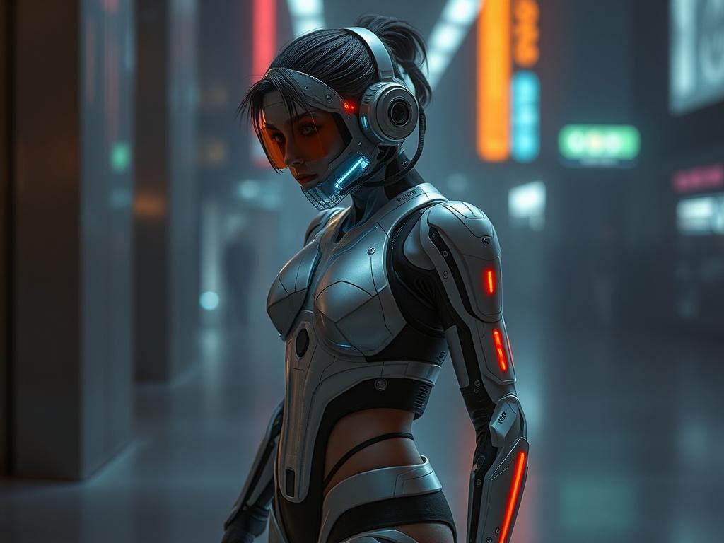     Le style cyberpunk : Une esthétique futuriste.. Technologie et corps : l’humain augmenté