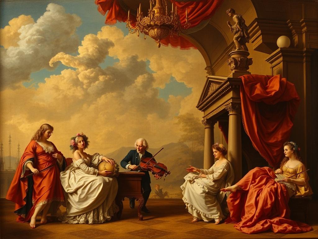     Le style baroque et romantique.. Manifestations dans les arts : musique