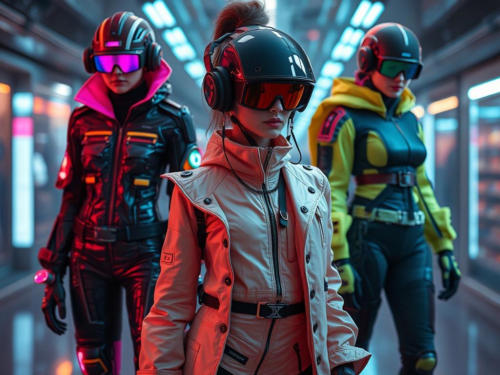     Cyberpunk- und Futurismus-Mode. Praktische Beispiele und Styling-Szenarien
