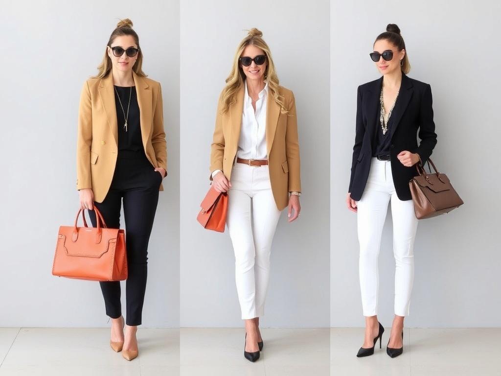     Bürooutfits, die seriös und modern wirken. Accesorios: menos es más, pero bien escogido