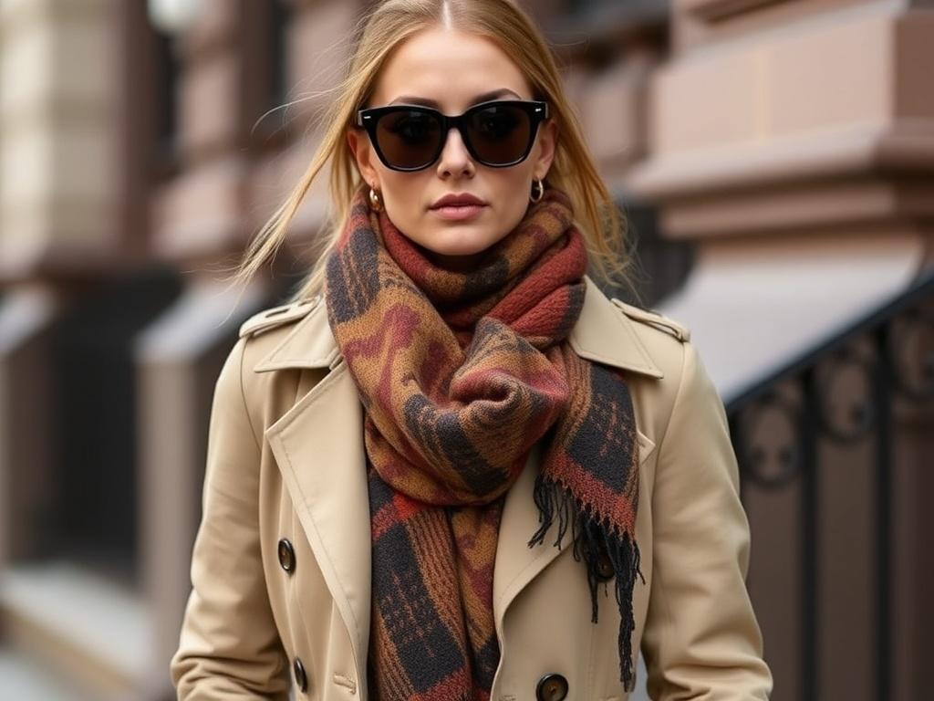     Stilvolle Herbstmode: Von trenchcoats bis zu warmen Stoffen. Accesorios que transforman un look