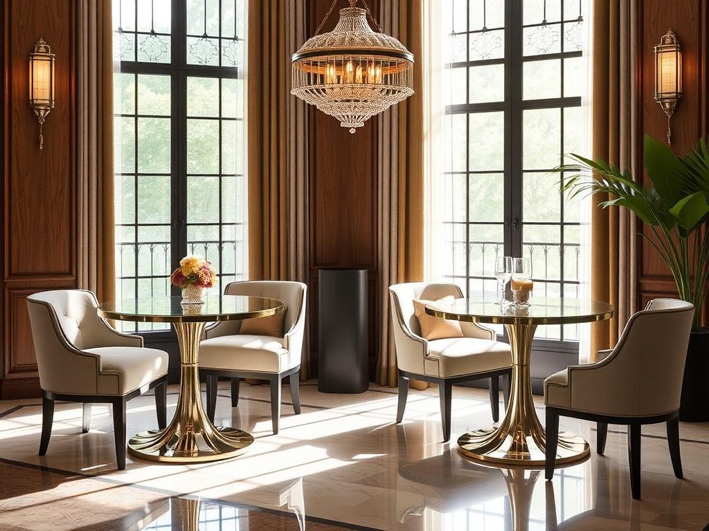    Die Eleganz des Art Déco. Tabellen und strukturierte Einblicke