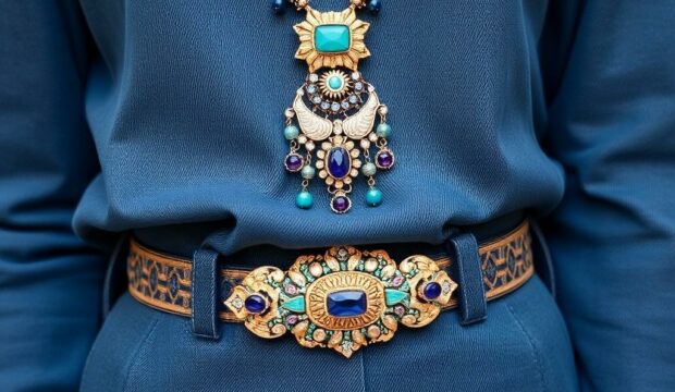 Accessoires die wirken: Statement-Schmuck und auffällige Gürtel que transforman tu estilo