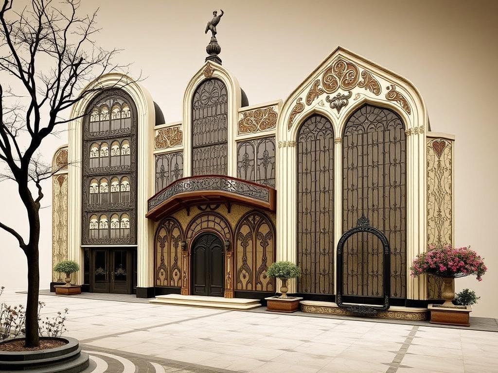     Jugendstil in der Mode und Architektur. Forschung, Sammlungen und Museen