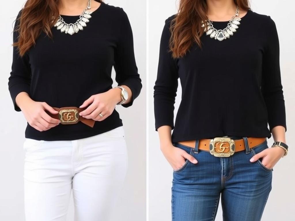     How to Use a Belt to Transform Any Outfit. DIY y trucos creativos: usar objetos como cinturón