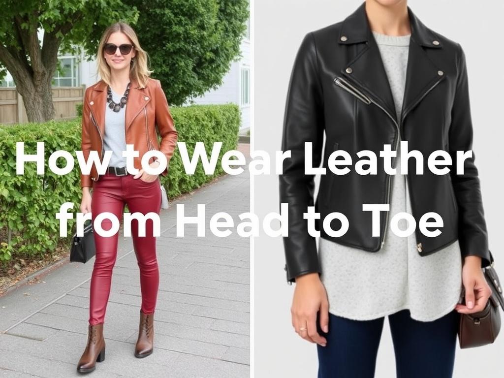     How to Wear Leather from Head to Toe. Seasonal Leather: What Works When