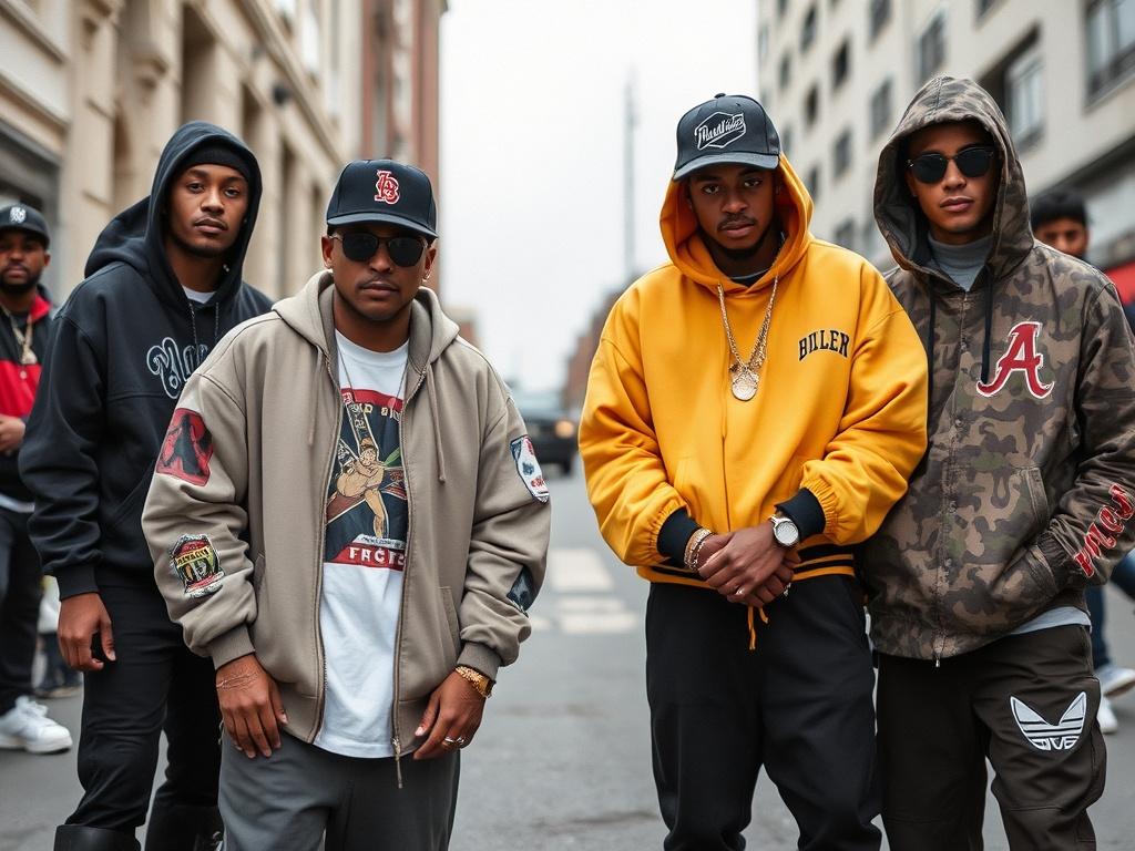     Der Einfluss des Hip-Hop auf die Modewelt. Streetwear als Ausdruck: Kleidung, Identität und Rebellion