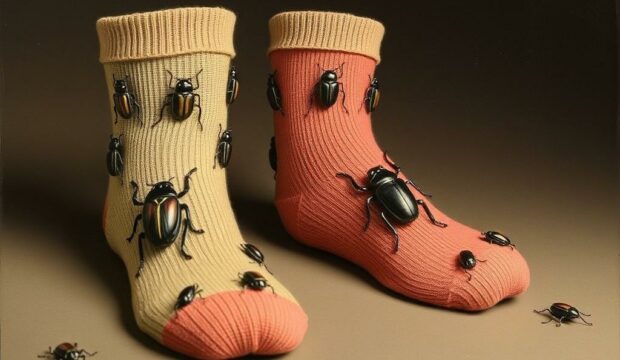 Носки с жуками: энтомологическая коллекция