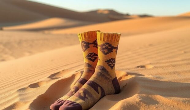 Носки для экспедиции в пустыню: защита от песка