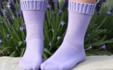 Носки с лавандой: провансальский шарм