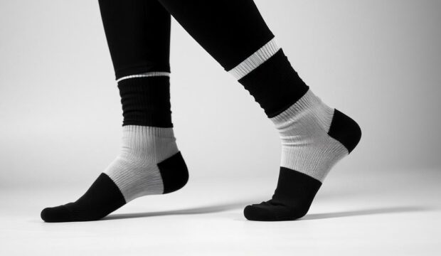 Носки с ахроматикой: чёрно-белый стиль