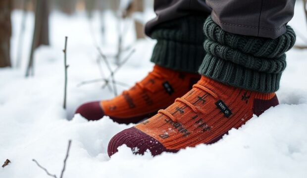 Носки для охотников в тайге: тепло