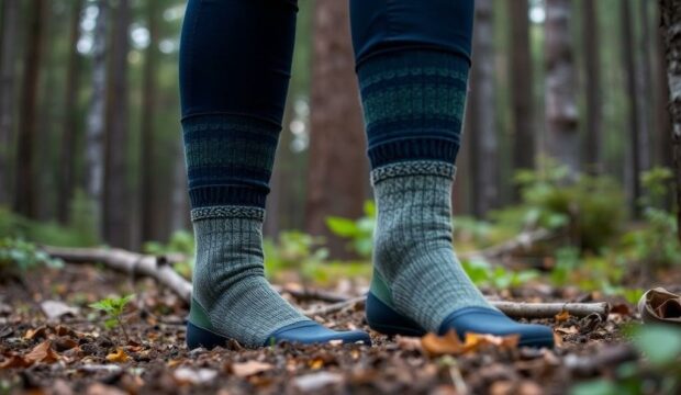 Носки для лесников в лесу: прочность