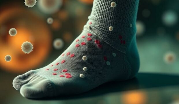 Носки с бактериями: микромир на ногах