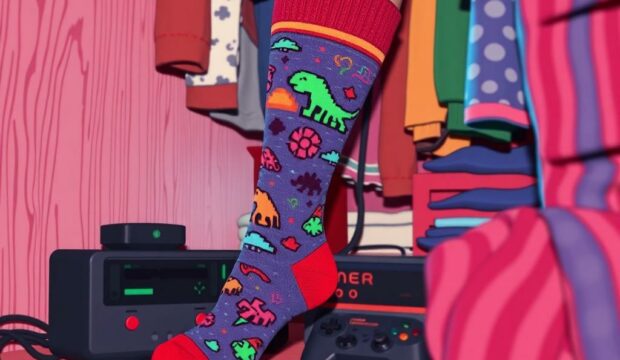 Носки с пикселями: ретро‑гейминг в гардеробе