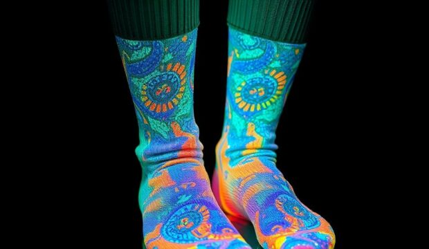 Носки с голограммами: иллюзия стиля
