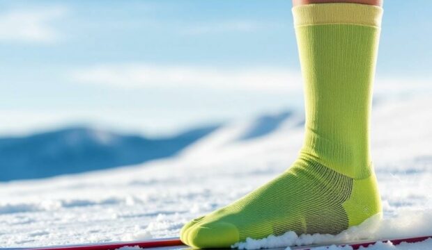 Носки для скоростного спуска: аэродинамические решения