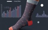 Носки с графиками: визуализация моды
