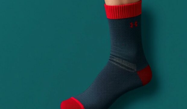 Носки с матовостью: сдержанность принта