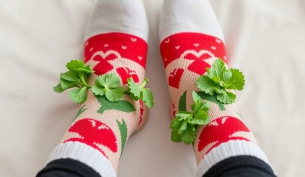 Носки с овощами: здоровый образ жизни