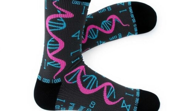 Носки с ДНК: генетический код в принте