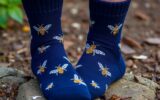 Носки с пчёлами: трудолюбие и стиль