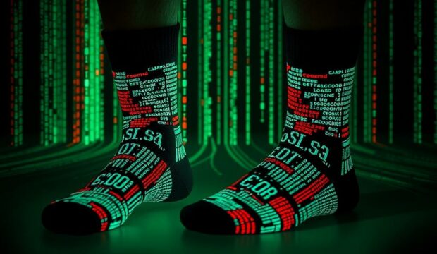 Носки с кодами: цифровая эстетика