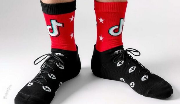 Носки для инфлюэнсеров в TikTok: трендовые модели
