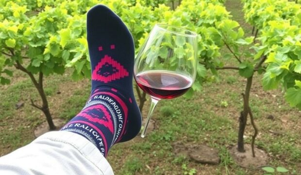 Носки для винного тура: стиль и комфорт