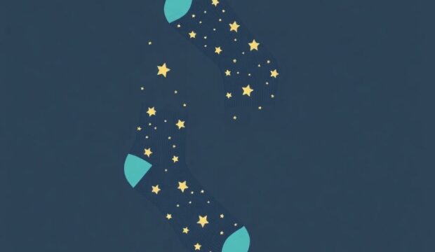 Носки с созвездиями: звёздный стиль