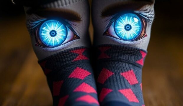Носки с глазами: взгляд на стиль
