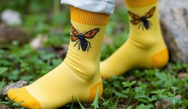 Носки для энтомологов: защита от насекомых: комфорт и уверенность в полевых условиях