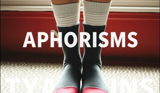 Носки с афоризмами: философия стиля