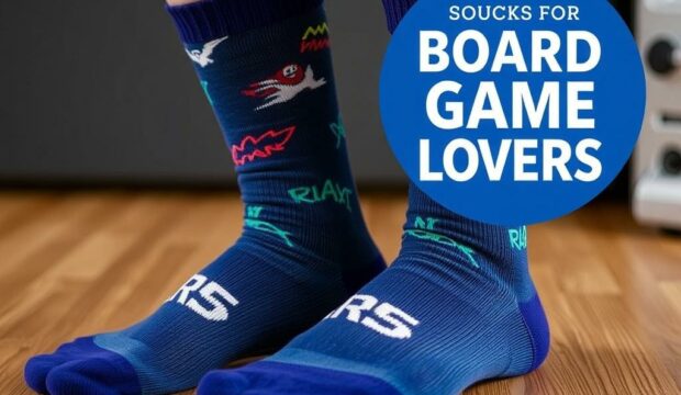 Носки для любителей настольных игр: расслабленный стиль