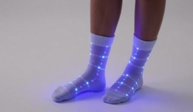 Носки со светодиодами: интерактивная мода